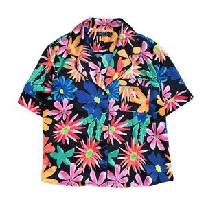 PatBO Floral Print Pajama PJs Top